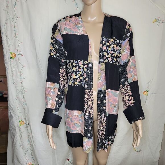 Vintage New Concepts MIX PRINT light weight blazer. - Picture 12 of 13